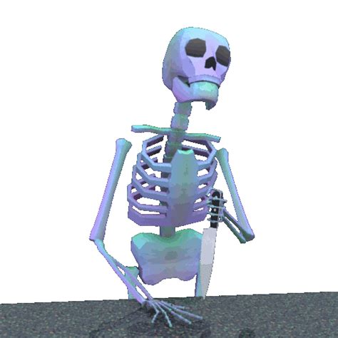 skeleton animated gif|transparent background skeleton gif.